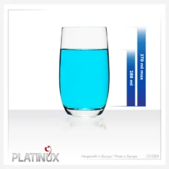 Elegante Trinkgläser 360ml (max. 440ml) Set 6 Teilig Wassergläser Saftgläser -Küchenutensilien Laden db9465558b8fc152c02b1fb44321ac65