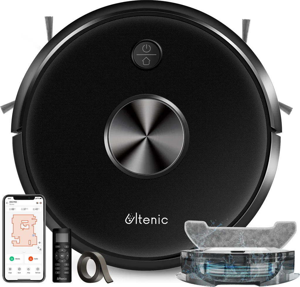 Ultenic D5s Pro 3-In-1 Staubsauger Roboter WLAN Saugroboter 3000 PA Staubsauger Roboter Für Tierhaare Saugroboter Appsteuerung Alexa Google Home 3 Ultenic D5s Pro 3-In-1 Staubsauger Roboter WLAN Saugroboter 3000 PA Staubsauger Roboter Für Tierhaare Saugroboter Appsteuerung Alexa Google Home