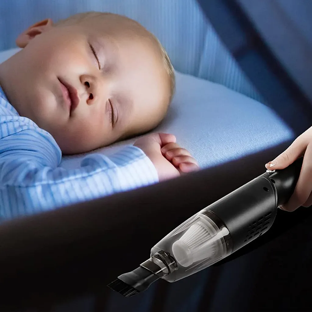 Mini-Staubsauger, Kabelloser Handstaubsauger, 10000 Pa Starke Saugkraft, Tragbarer Auto-Staubsauger, Wiederaufladbar Für Zuhause/Auto/Büro, Nebelblau ,Black 6 Mini-Staubsauger, Kabelloser Handstaubsauger, 10000 Pa Starke Saugkraft, Tragbarer Auto-Staubsauger, Wiederaufladbar Für Zuhause/Auto/Büro, Nebelblau ,Black – Bild 4