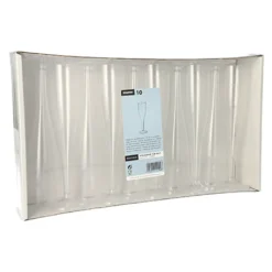 PAPSTAR Kunststoff-Sektglas 0,1 L Glasklar 10 Stück -Küchenutensilien Laden e09e8174a3b03cb652720aea5f9cb3b2