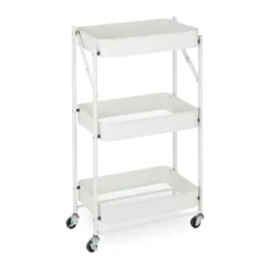 Relaxdays Faltbarer Rollwagen -Küchenutensilien Laden e566809136adf7601ef0b643817a5b49