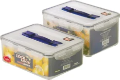 Lock & Lock Classic Vorratsdose 6,50 L, Recheckig, 294x230x138 Mm, Semi-transparent/blau -Küchenutensilien Laden e56cf389f522cb8ffb0c8b6b471e3126