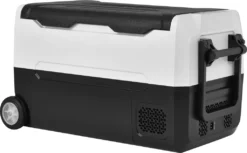 Merax Elektrisch Kühlbox Mit Kompressor 31.5L Schwarz, Mini Kühlschrank Tragbar Kühlleistung Bis -20° C, Gefrierbox 12/24 V Und 230 V Für Büro, Auto, Camping, Garten -Küchenutensilien Laden e7ba25156ec1a6881a04fbbedab74402