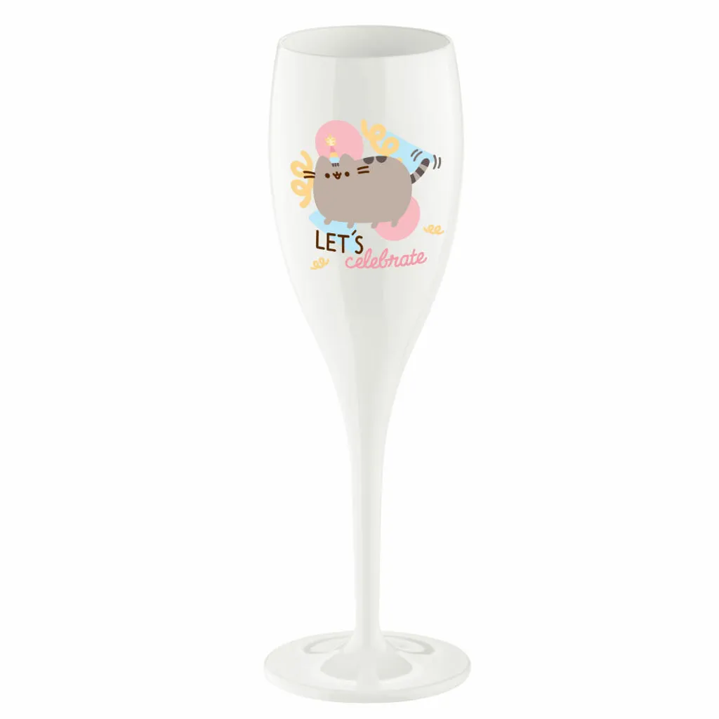 Koziol Sektglas Cheers No.1 Pusheen Lets Celebrate, Kunststoff, Baumwolle White, 100 Ml, 8031525 3 Koziol Sektglas Cheers No.1 Pusheen Lets Celebrate, Kunststoff, Baumwolle White, 100 Ml, 8031525
