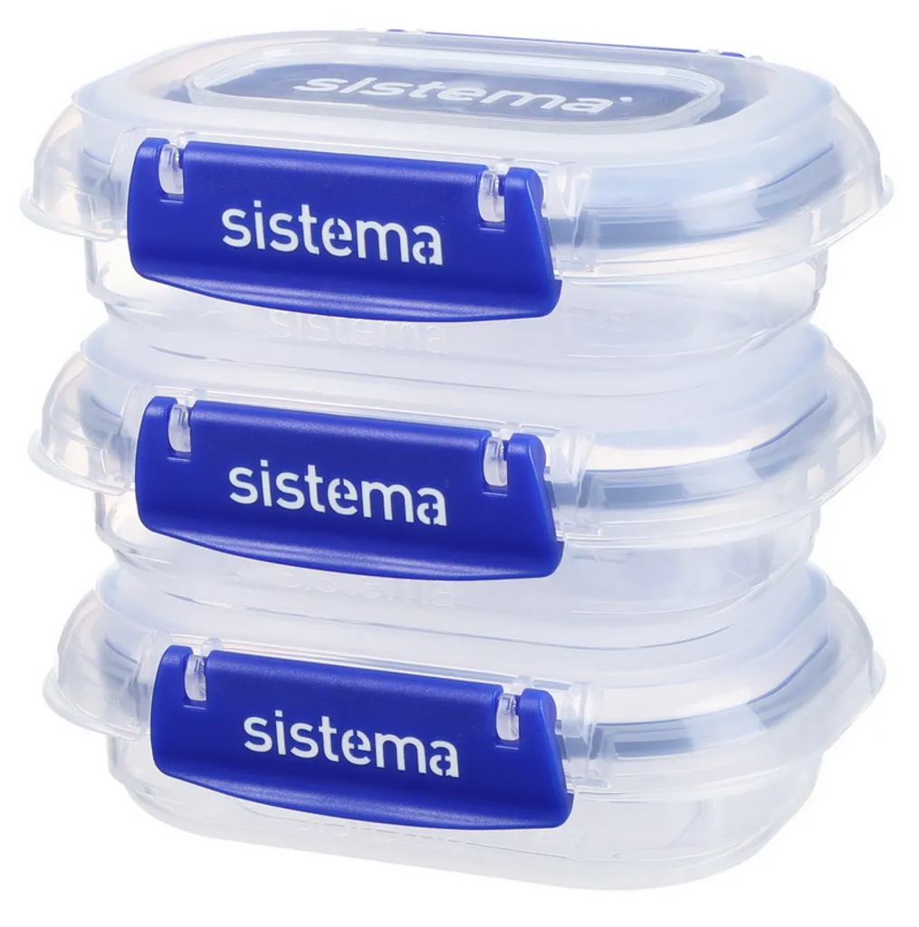 Sistema 3 X 180 Ml Vorratsdosen-Set Frischhaltedosen 881523 4 Sistema 3 X 180 Ml Vorratsdosen-Set Frischhaltedosen 881523 – Bild 2