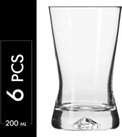 KROSNO X-Line Wassergläser, 6er-Set, 200 Ml -Küchenutensilien Laden ecbf2eaf78e8da6bf40ac52ac159f0e1