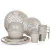 Melamin Camping Geschirr Set 4 Personen Coffee Design 16 Teilig Tafelgeschirr Picknick BBQ Kochgeschirr -Küchenutensilien Laden ed05d2d814600e0404a8a8b714d5eb4f