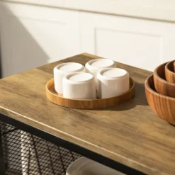 SoBuy SVW05-N Servierwagen Mit 3 Ebenen Beistellwagen Barwagen Küchenwagen Küchenregal Mit Rollen BHT Ca.: 80x80x40cm -Küchenutensilien Laden ed7d1527806b4eea1a665037ec9471b2