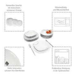 Sänger Tafelservice Bilgola Black Lines 18 Tlg. -Küchenutensilien Laden f2d39e406853d716f45e4b1a07af02f0