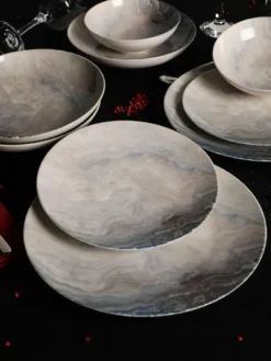 Hermia Concept, Erika,(24 Stücke), Abendessen , Mehrfarbig, 100% Porzellan -Küchenutensilien Laden f32cffc1ee40db188a2d13ff084fec33