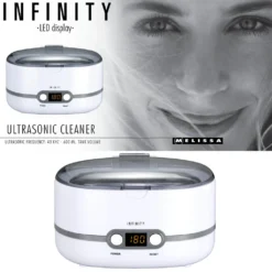 Melissa „INFINITY“ 16800031 UV-Sterilisator Ultraschall ReinigerDigitaler Ultraschallreiniger Reinigungsgerät Mit Timer Für Brillen Schmuck, 600ml -Küchenutensilien Laden f63b3984aa4ce37b0bf40afa3261b7de