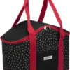 Anndora Kühltasche 20 L - Schwarz Weiß Gepunktet Isoliertasche Einkaufstasche - Snövit - Schwarz-Rot -Küchenutensilien Laden f68c960bd3466d383074d8415bf0bce7