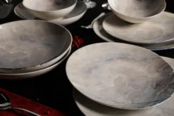 Hermia Concept, Erika,(24 Stücke), Abendessen , Mehrfarbig, 100% Porzellan -Küchenutensilien Laden f74dc1040d6619a8e692b979be1955b8