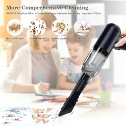 Tastaturreiniger, Mini-Vakuum Für Schreibtisch, Kabelloser Computer-Staubsauger, Wiederaufladbar Für Die Reinigung Von Haaren, Krümeln Für Desktop, Klavier, Autoinnenraum Und Nähmaschine ,Black -Küchenutensilien Laden f75b17ec2ae808327ed830a50dd9464e