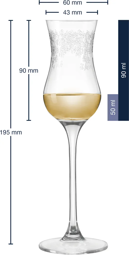 LEONARDO Grappaglas CHATEAU 6er-Set 90 Ml, 061594 4 LEONARDO Grappaglas CHATEAU 6er-Set 90 Ml, 061594 – Bild 2