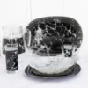 Tafelservice Marble Black 46 Tlg. LUMINARC -Küchenutensilien Laden fc3cb06c24ac917be6296925c55debb4