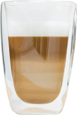 Latte Macchiato-Gläser 400ml Doppelwandig Isolierglas Extra Lang Warmhaltend Maße ≈9 X 14cm (4 Stück) -Küchenutensilien Laden fc3da0b67b1054a2180488e27f386861