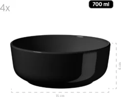 Mäser 931961 Kombiservice Alenia Für 4 Personen, Steinzeug, Schwarz (1 Set, 16-teilig) -Küchenutensilien Laden fdfc49c298bd43b0816bc82d751ff9aa