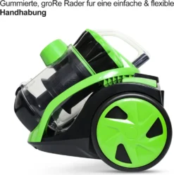 EINFEBEN Staubsauger Zyklon Beutellos Bodenstaubsauger Zyklon Sauger 900W HEPA Filter,Grün -Küchenutensilien Laden fe51f8d17527b0b0ff6e7ca5ee16e22d