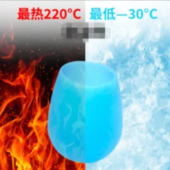 6er Set 200ml Unzerbrechlich Blau Silikon Biergläser Whisky GläSer Wein Becher Stammlos Weinbecher Tasse -Küchenutensilien Laden fec39dec15c077bad1f925f71ff45c7f